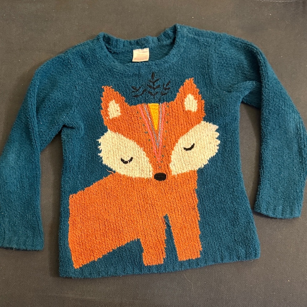 Hanna Andersson Marshmallow Fox Sweater